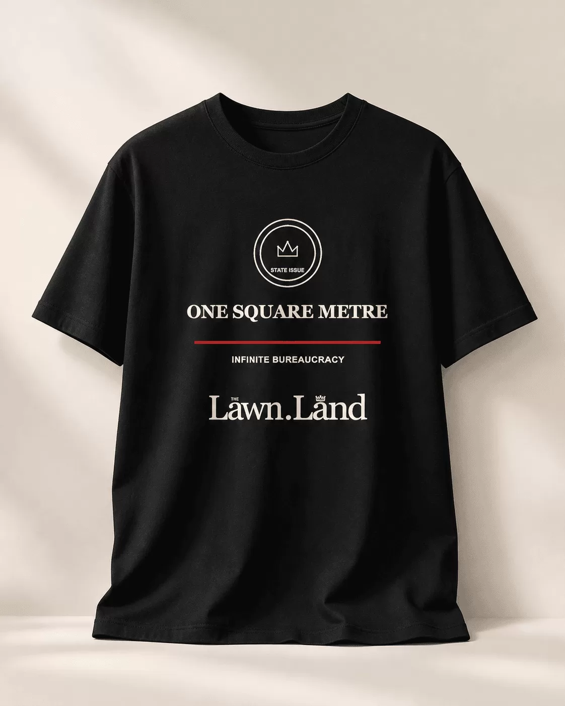 One Square Metre T-shirt photorealistic product mockup